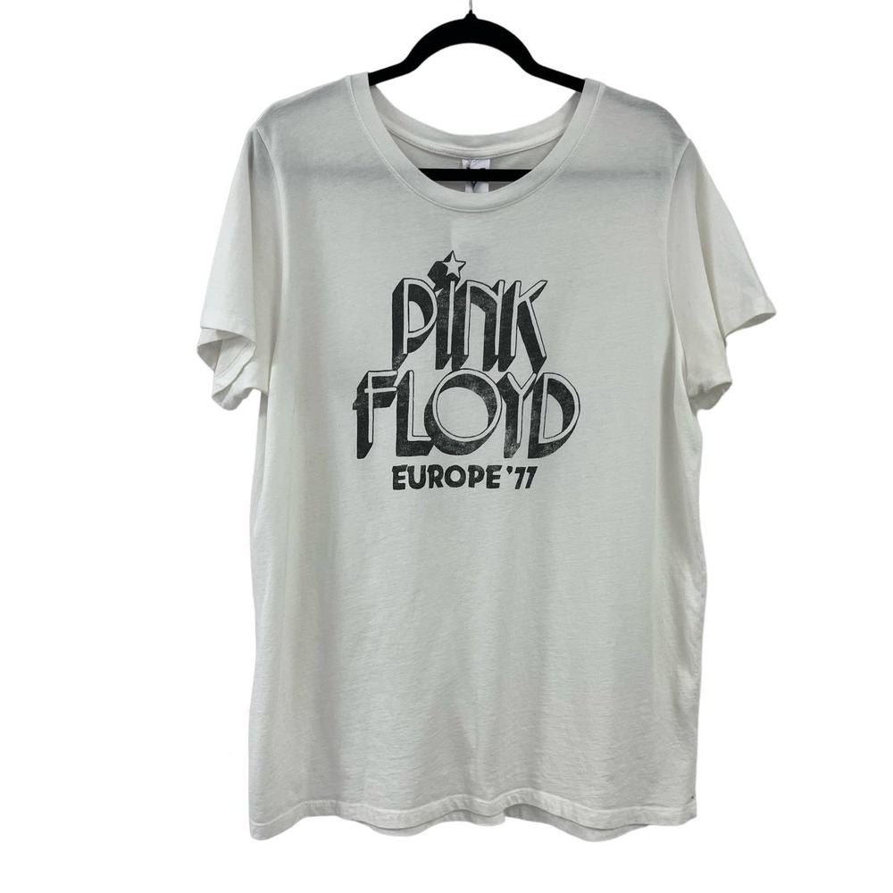 Pink Floyd 'Europe '77' Graphic Tee - White